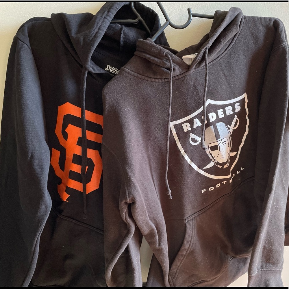 San Fransisco Giants (s) / Raiders Hoodie (m)